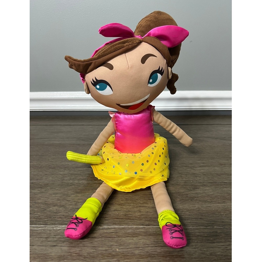DaySpring Betty Confetti Plush‎ Doll Girl with Ponytail Kids Toy